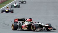 Kimi Räikkönen Etelä-Korean F1-radalla.