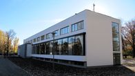 Viipurin Alvar Aalto -kirjaston julkisivu.