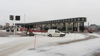 Tornion ja Haaparannan yhteinen matkakeskus Ruotsin Haaparannalla.