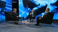 Kansanedustaja Tuija Brax ja Varman toimitusjohtaja Matti Vuoria A-studion vieraina.
