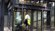 Tampereen Stockmannin rikotut ikkunat