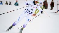 Martti Jylhä vauhdissa Vantaan SM-sprintissä.