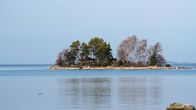 Mökkimaisema.