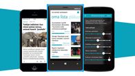 Yle Uutiset Uutisvahti -sovellus eri käyttöjärjestelmän puhelimissa
