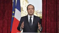 Ranskan presidentti François Hollande puhui Ranskan televisiossa 31. maaliskuuta 2014.