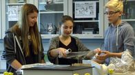 Students in lab.