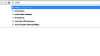 "Minä" -sana Googlen hakukoneessa.