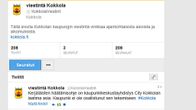 Kuvakaappaus Twitter-palvelusta