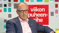 Finnairin toimitusjohtaja Pekka Vauramao Ylen aamu-TV:n vieraana 24. toukokuuta.