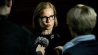 Sosiaali- ja terveysministeri Laura Räty kommentoi Sote-uudistuksen sovusta tiedotustilaisuudessa sosiaali- ja terveysministeriössä Helsingissä keskiviikkona 25. kesäkuuta 2014.