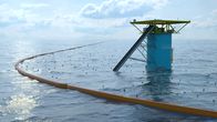 Boyan Slatin havainnekuva Ocean Clean Up -projektista.