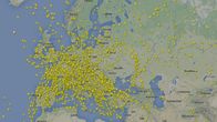Kuvakaappaus Flightradar24-sivustosta