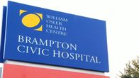 Brampton Civic Hospital -kyltti Ontariossa, Kanadassa. 
