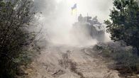 Ukrainan armeijan panssaroitu miehistönkuljetusvaunu.