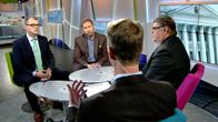 Juha Sipilä, Paavo Arhinmäki ja Timo Soini.