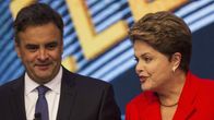 Aecio Neves ja Dilma Rousseff
