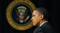 Barack Obama vakavana.