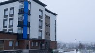 Kahden surmatun lapsen kotitalo Kuopiossa sunnuntaiaamuna 23. marraskuuta 2014.