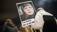 Islamismin vastainen mielenosoitus Saksan Dresdenissä.