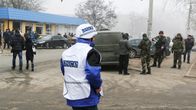 Euroopan turvallisuus- ja yhteistyöjärjestön Etyjin tarkkailija Mariupolissa.