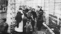 Vankeja Auschwitzin keskitysleirillä.
