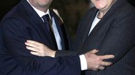  Francois Hollande ja liittokansleri Angela Merkel.