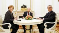 Angela Merkel, Vladimir Putin ja François Hollande tapaavat Moskovassa.