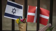Tanskan ja Israelin liput.