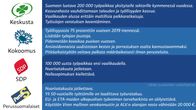 Grafiikka puolueiden työllisyystavoitteista.