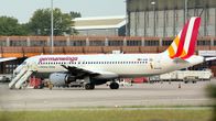 Germanwingsin kone Berliinin Tegelin lentokentällä 29. elokuuta 2014.