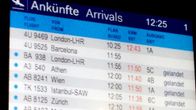 German Wingsin lento 9525 oli matkalla Barcelonasta Düsseldorfiin. Valokuva on otettu Düsseldorfin lentokentällä 24. maaliskuuta.