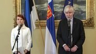 Ulkoministerit Keit Pentus-Rosimannus ja Erkki Tuomioja käsittelivät Suomen ja Viron suhteiden lisäksi alueen turvallisuuskysymyksiä.