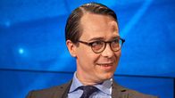 Carl Haglund Ylen puoluejohtajatentissä torstaina 16. huhtikuuta.