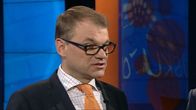 Keskustan puheenjohtaja Juha Sipilä Ylen suuressa puheenjohtajatentissä.