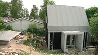 Puutarhaan nousi omakotitaloyksiö