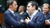 Matteo Renzi ja Alexis Tsipras.
