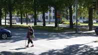 Suojatie Helsingin Mechelininkadulla