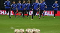 Huuhkajat treenaa.
