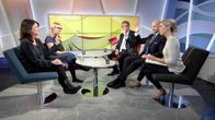 Outi Alanko-Kahiluoto, Aino-Kaisa Pekonen, Matti Vanhanen ja Sampo Terho