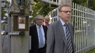 SAK:n puheenjohtaja Lauri Lyly, Akavan puheenjohtaja Sture Fjäder ja STTK:n puheenjohtaja Antti Palola Kesärannassa.