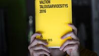 Valtion talousarvioesitys -kirja.