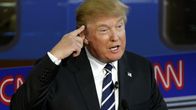 Republikaanien esivaaliehdokas Donald Trump väittelyssä.