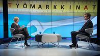 Juha Sipilä A-studion haastattelussa maanantaina 28. syyskuuta.