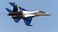Venäläinen Suhoi Su-30 -hävittäjä.