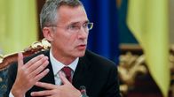 Naton pääsihteeri Jens Stoltenberg vieraili Ukrainan presidentti Petro Porošenkon luona Kiovassa Ukrainassa 22. syyskuuta 2015.