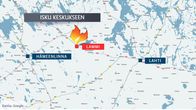 Kartta Lammin vastaanottokeskusiskusta