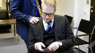 Olli Immonen perussuomalaisten eduskuntaryhmän kokouksessa Helsingissä.