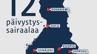 12 päivystyssairaalaa
