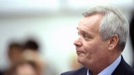  SDP:n Antti Rinne eduskunnan täysistunnossa Helsingissä.