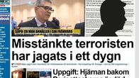 Kuvakaappaus Expressen-lehden kotisivulta.
